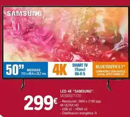E.Leclerc Samsung - led 4k oferta