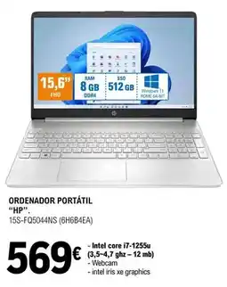 E.Leclerc Hp - ordenador portátil 15s-fq5044ns (6h6b4ea) oferta