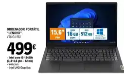 E.Leclerc Lenovo - ordenador portátil v15 g4 iru oferta
