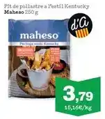 Sorli Maheso - pit de pollastre a l'estil oferta