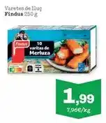 Sorli Findus - varetes de lluc oferta