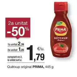 BonpreuEsclat Prima - quètxup original oferta