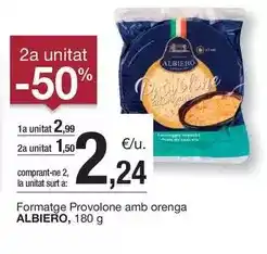 BonpreuEsclat Albiero - formatge provolone amb orenga oferta