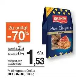 BonpreuEsclat Recondo - mini xapata rustica oferta