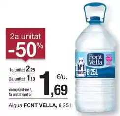 BonpreuEsclat Font vella - aigua oferta