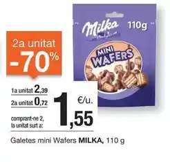 BonpreuEsclat Milka - galetes mini wafers oferta