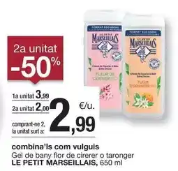 BonpreuEsclat Le petit marseillais - gel de bany flor de cirerer o taronger oferta