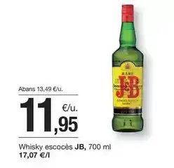 BonpreuEsclat J&b - whisky escoces oferta