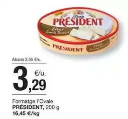 BonpreuEsclat Président - formatge l'ovale oferta