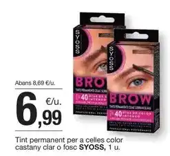 BonpreuEsclat Syoss - tint permanent per a celles color castany clar o fosc oferta