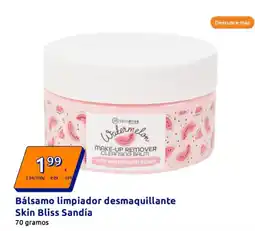 Action Bálsamo limpiador desmaquillante Skin Bliss Sandía oferta
