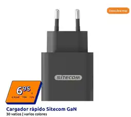 Action SITECOM Cargador rápido Sitecom GaN oferta