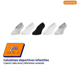 Action Calcetines deportivos infantiles oferta