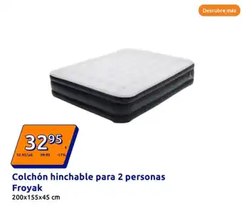 Action Colchón hinchable para 2 personas Froyak oferta