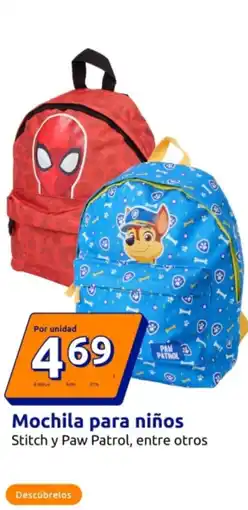 Action Mochila para niños oferta