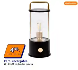 Action Farol recargable oferta