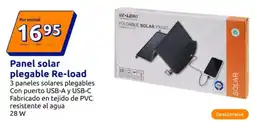 Action Panel solar plegable Re-load oferta
