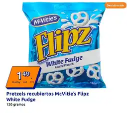 Action Pretzels recubiertos McVitie's Flipz oferta