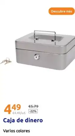 Action Caja de dinero oferta