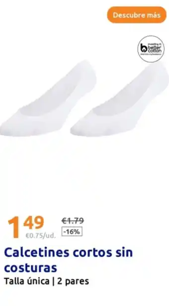 Action Calcetines cortos sin costuras oferta