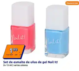Action Set de esmalte de uñas de gel Nail It! oferta