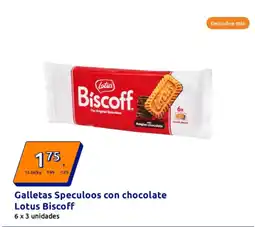 Action LOTUS Galletas Speculoos con chocolate Biscoff oferta
