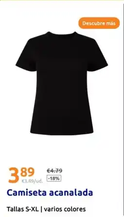 Action Camiseta acanalada oferta