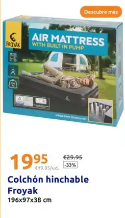 Action FROYAK Colchón hinchable oferta