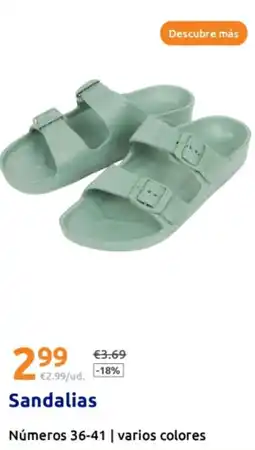 Action Sandalias oferta