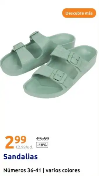 Action Sandalias oferta