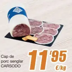 SPAR Fragadis CARSODO Cap de porc senglar oferta