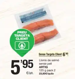 SPAR Fragadis ARTIQ Lloms de salmó sense pell oferta
