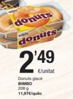SPAR Fragadis BIMBO Donuts glacé oferta