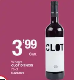 SPAR Fragadis CLOT D'ENCIS Vi negre oferta
