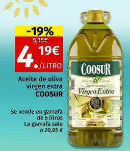 Maskom Supermercados COOSUR Aceite de oliva virgen extra oferta