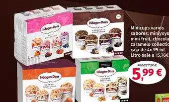 Maskom Supermercados Minicups varios sabores: miniyoys, mini fruit, chocolate, caramelo collection caja oferta