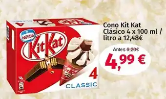 Maskom Supermercados Cono Kit Kat Clásico oferta