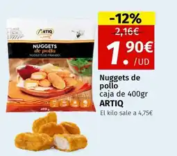Maskom Supermercados ARTIQ Nuggets de pollo caja oferta