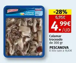 Maskom Supermercados PESCANOVA Calamar troceado oferta