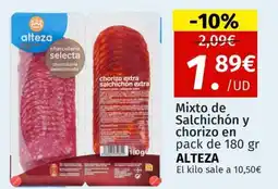 Maskom Supermercados ALTEZA Mixto de Salchichón y chorizo oferta