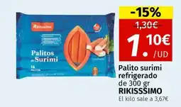 Maskom Supermercados RIKISSŠIMO Palito surimi refrigerado oferta