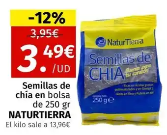 Maskom Supermercados NATURTIERRA Semillas de chía oferta