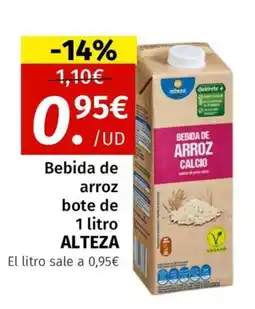 Maskom Supermercados ALTEZA Bebida de arroz oferta