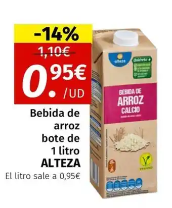 Maskom Supermercados ALTEZA Bebida de arroz oferta