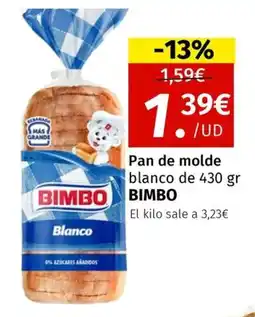 Maskom Supermercados BIMBO Pan de molde oferta