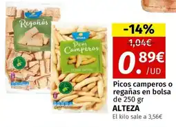 Maskom Supermercados ALTEZA Picos camperos o regañas oferta