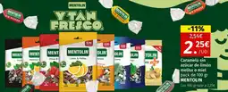 Maskom Supermercados MENTOLIN Caramelo sin azúcar de limón melisa o miel oferta