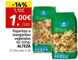 Maskom Supermercados ALTEZA Pajaritas o margaritas vegetales oferta