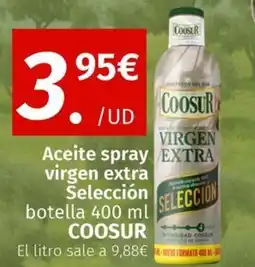Maskom Supermercados COOSUR Aceite spray virgen extra Selección oferta