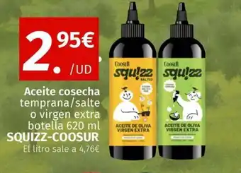 Maskom Supermercados SQUIZZ-COOSUR Aceite cosecha temprana/salte o virgen extra oferta